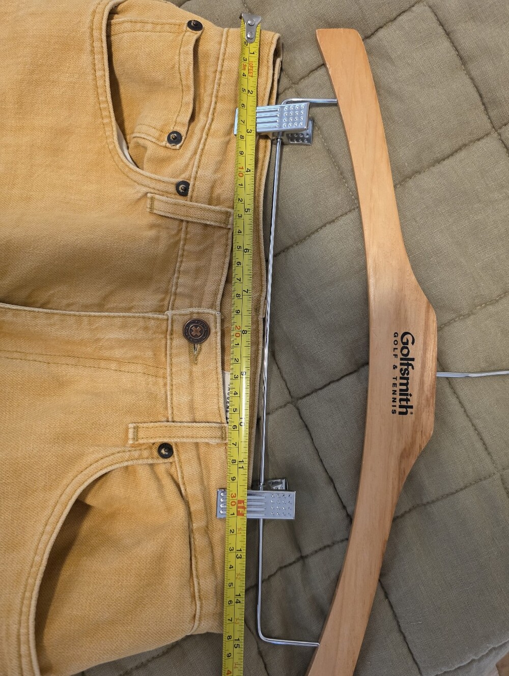 imogene + willie Catherine RARE Mustard Yellow color High-Rise Jeans - Picture 7 of 11